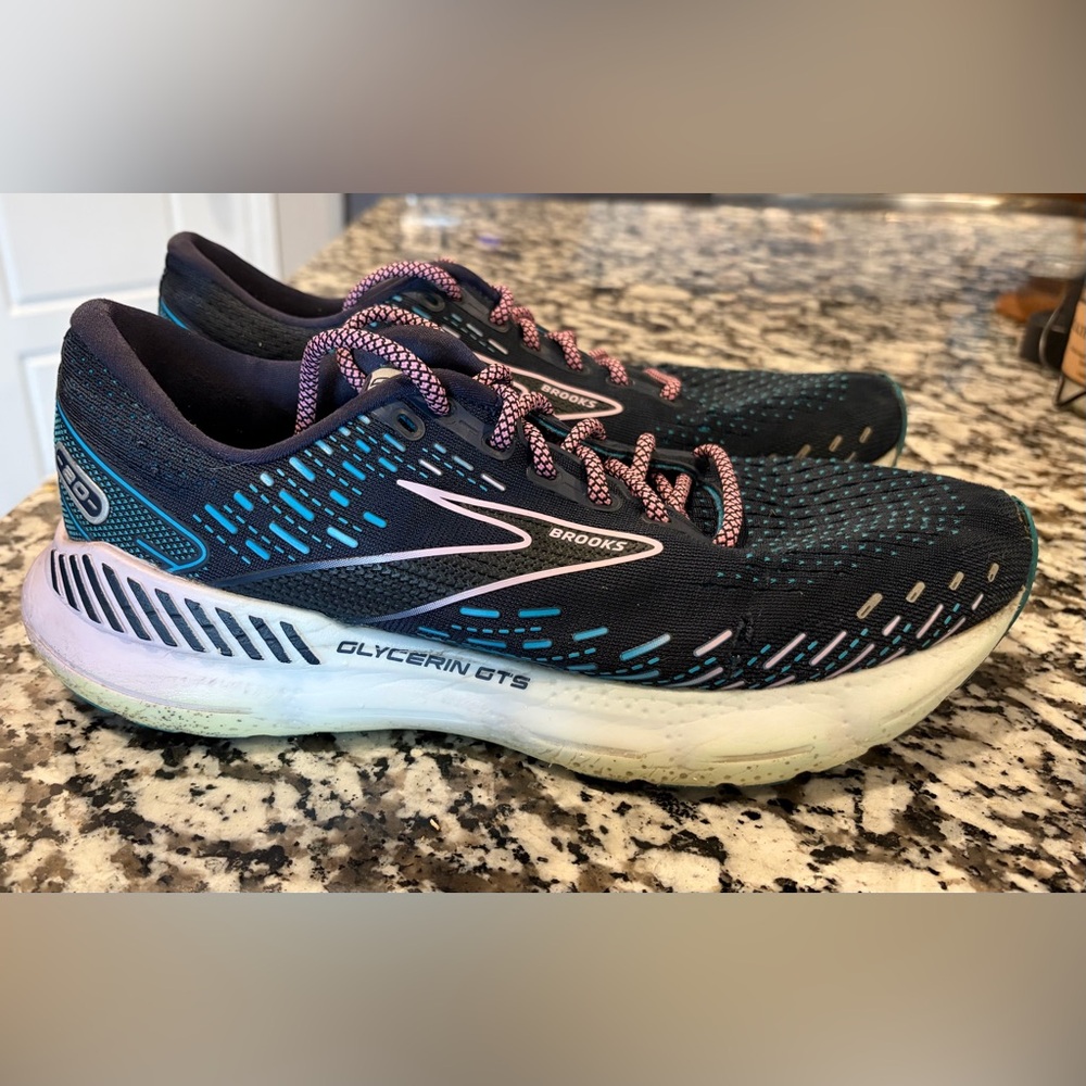 Brooks Glycerin GTS 20 Peacoat/Ocean/Lilac Running Shoes
